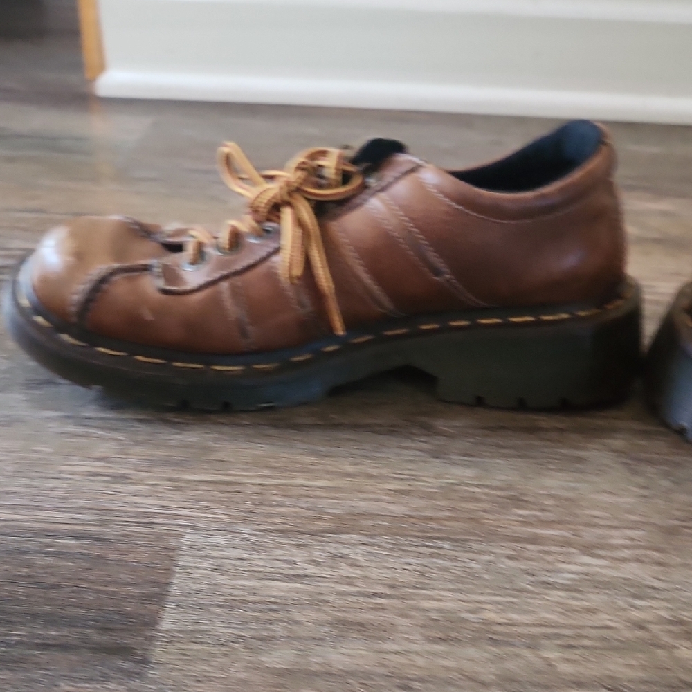 Vintage Dr. Martens 9764 Made in England Chunky Oxford Shoes UK 6 Womens US 8 - Picture 6 of 11